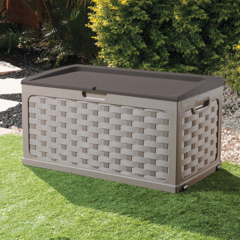 Starplast 71 Gallon Plastic Deck Box & Reviews Wayfair